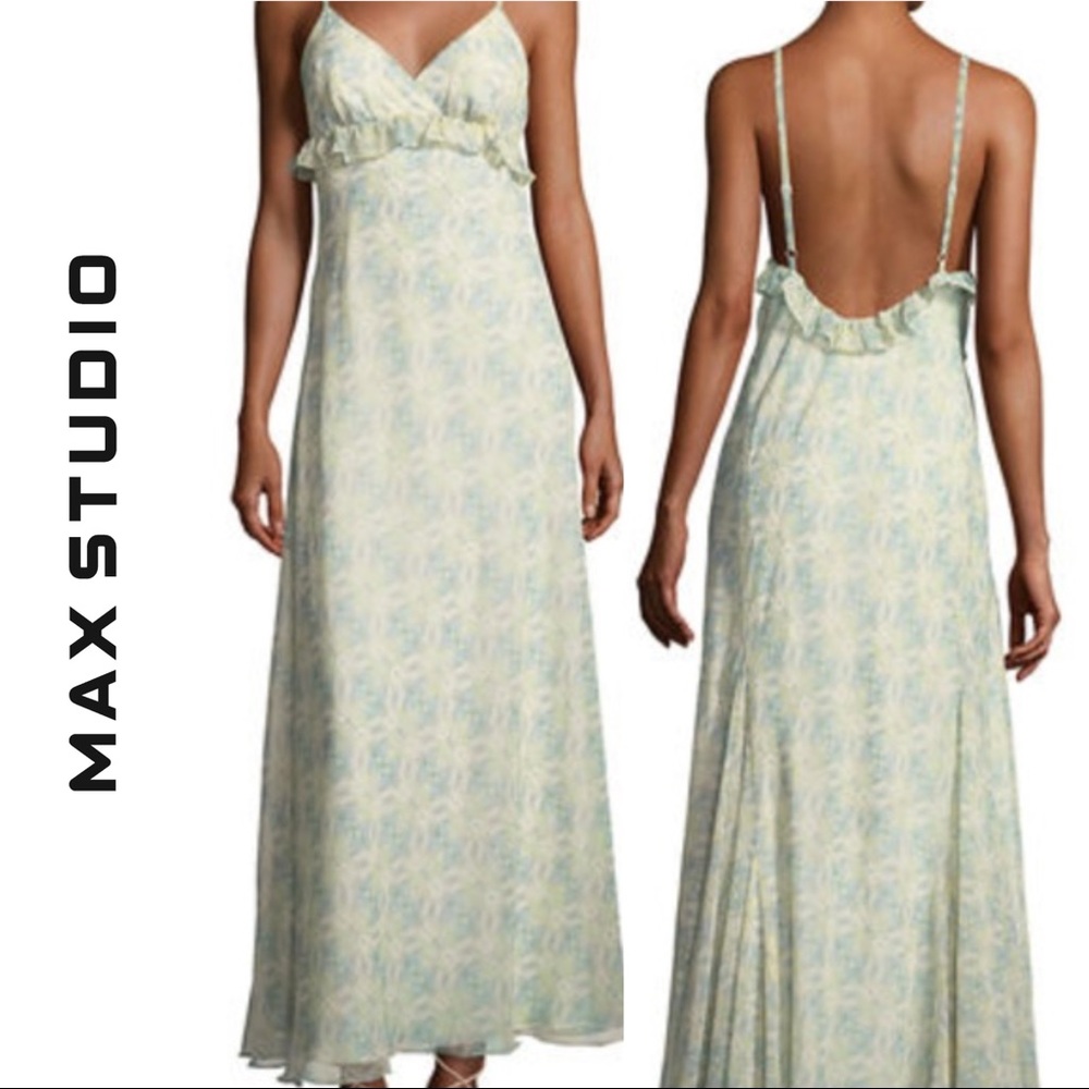 MAX STUDIO gorgeous maxi dress spaghetti straps small